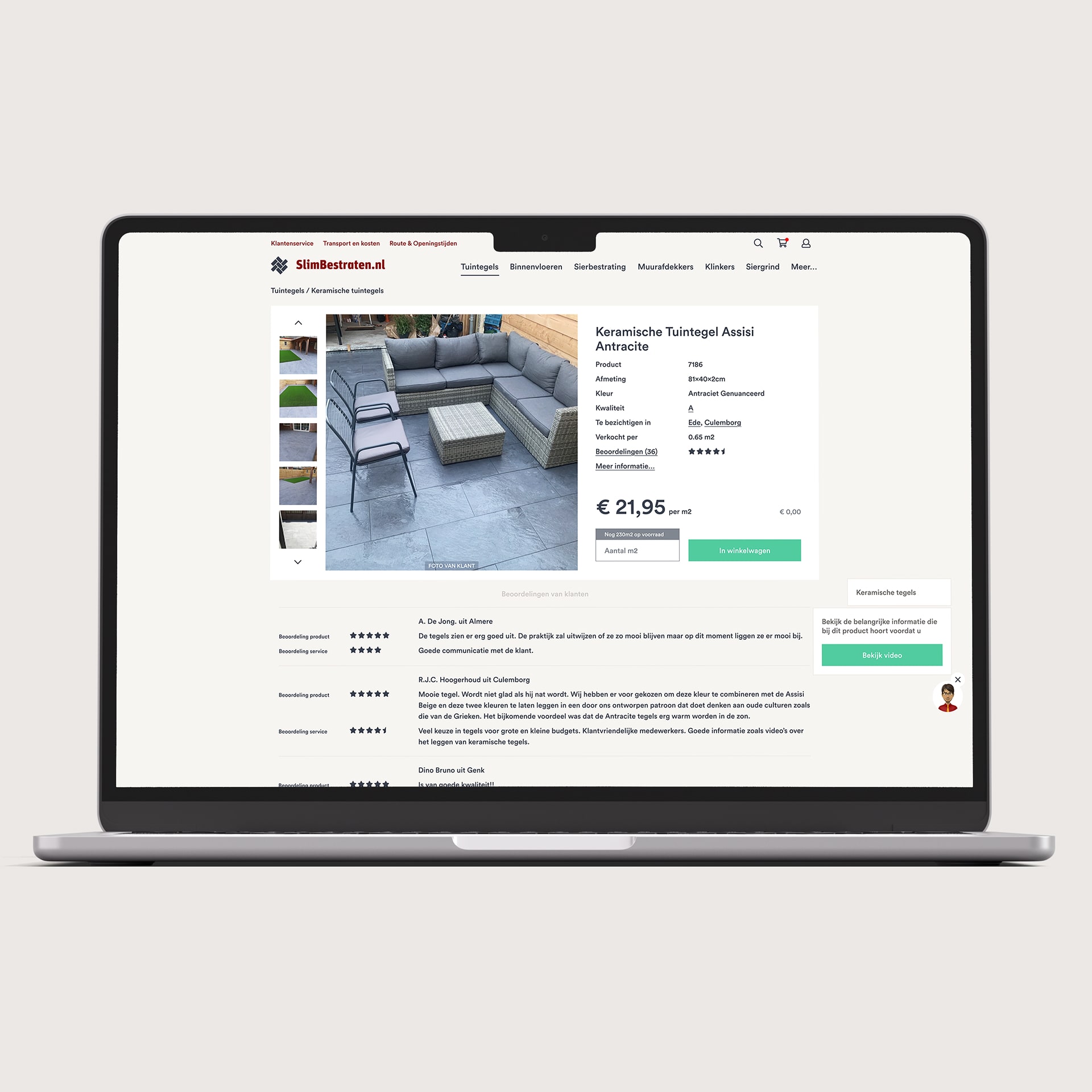 Slim Bestraten 2022 homepage