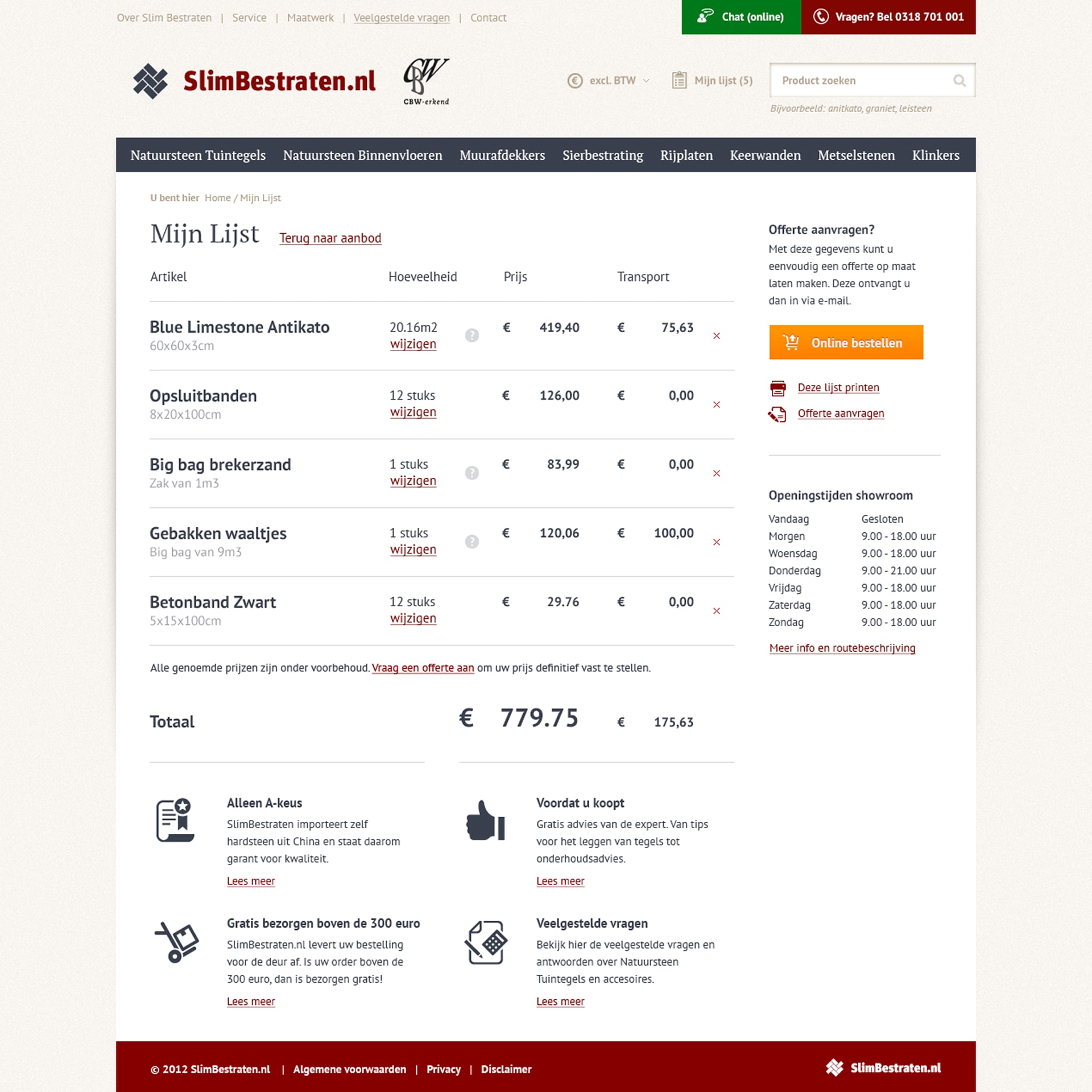 Slim Bestraten product detail