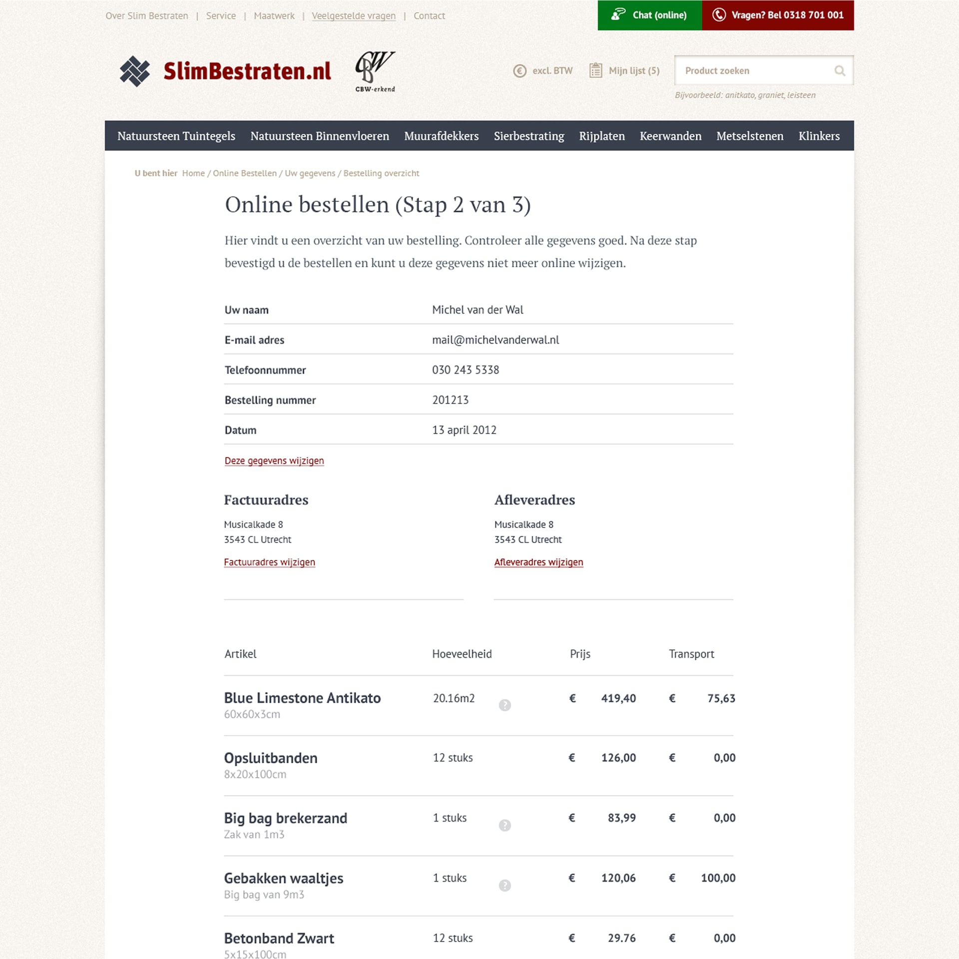 Slim Bestraten account environment